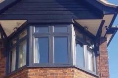 Grey Flush Sash Windows