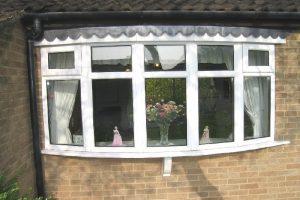 Double glazed bow windows