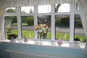 Double glazed bow windows