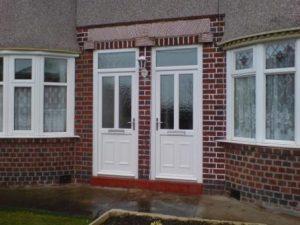 Double glazed doors