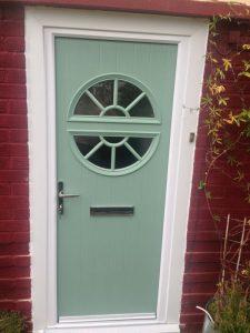 Green composite door